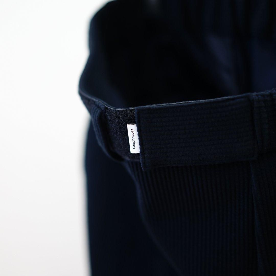 Graphpaper(グラフペーパー) Knit Corduroy Wide Tapered Chef Pants