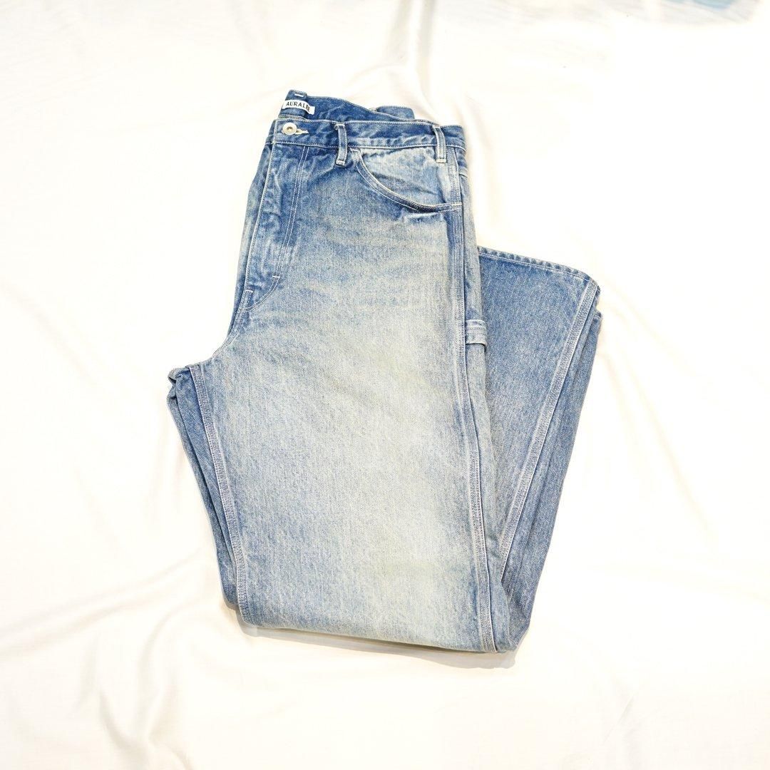 AURALEE (オーラリー) Selvedge Faded Heavy Denim Painter Pants