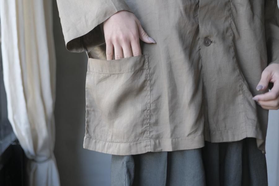 MITTAN | ラミーシルクジャケット - c a b i n e t O N L I N E S T O R E