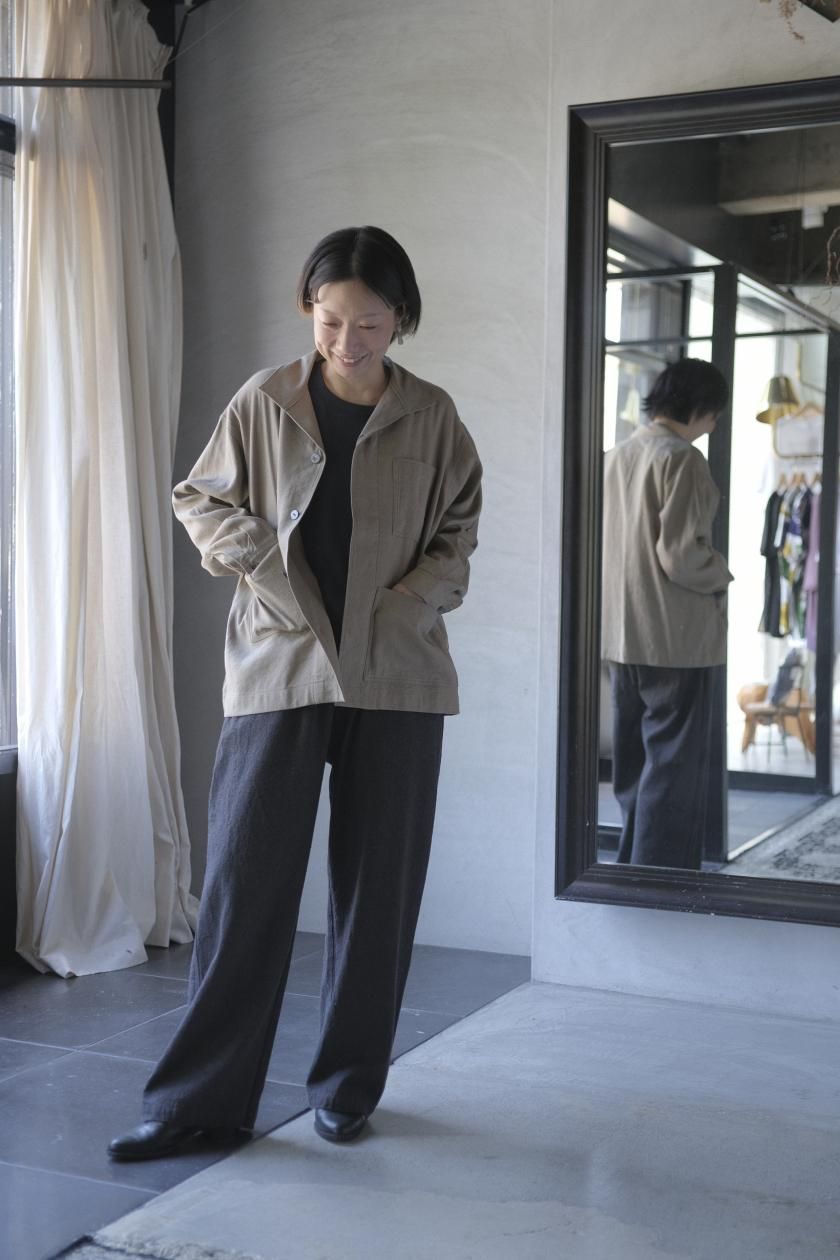 MITTAN | 綿絹麻ジャカードジャケット - c a b i n e t O N L I N E