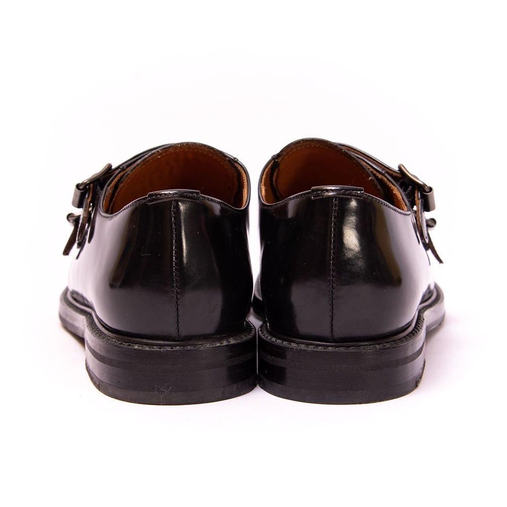 チャーチ LORA R(ローラ) ダブルモンク ブラック ポリッシュド