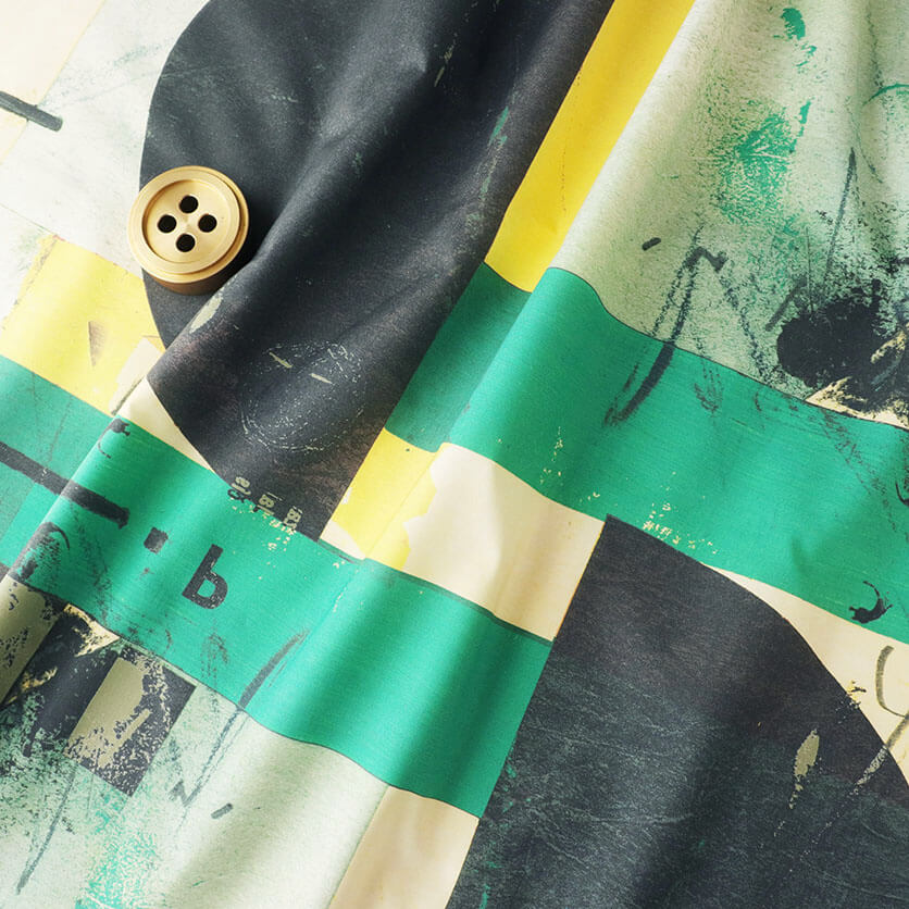 bottle（ブルー×レッド）幾何学模様- 布・生地の通販サイト：nunocoto