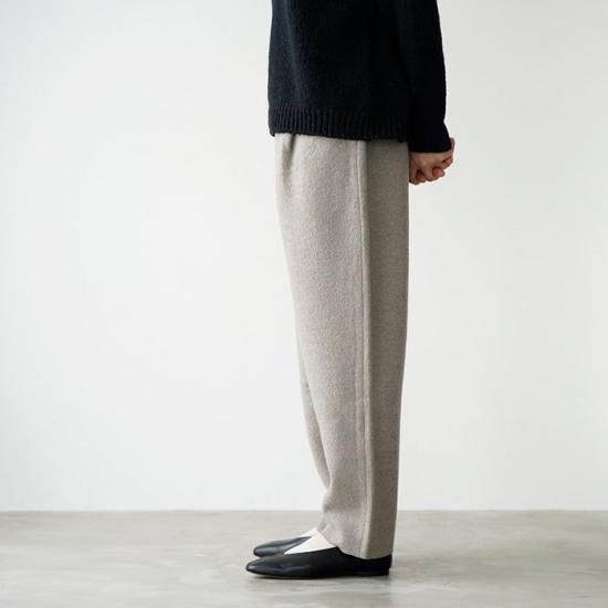 evam eva エヴァムエヴァ press wool pants プレスウールパンツ