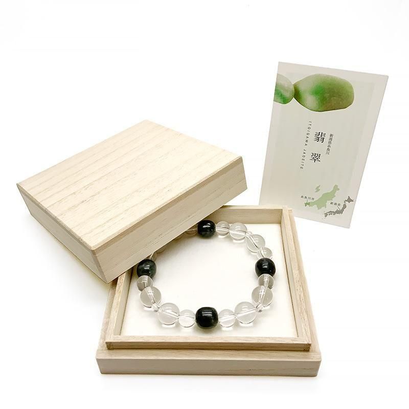 糸魚川翡翠×水晶 ブレスレット 】 | めのうの店川島【公式通販】創業