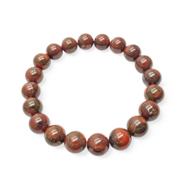 佐渡赤玉石 10mm ブレスレット 】 | めのうの店川島【公式通販】創業