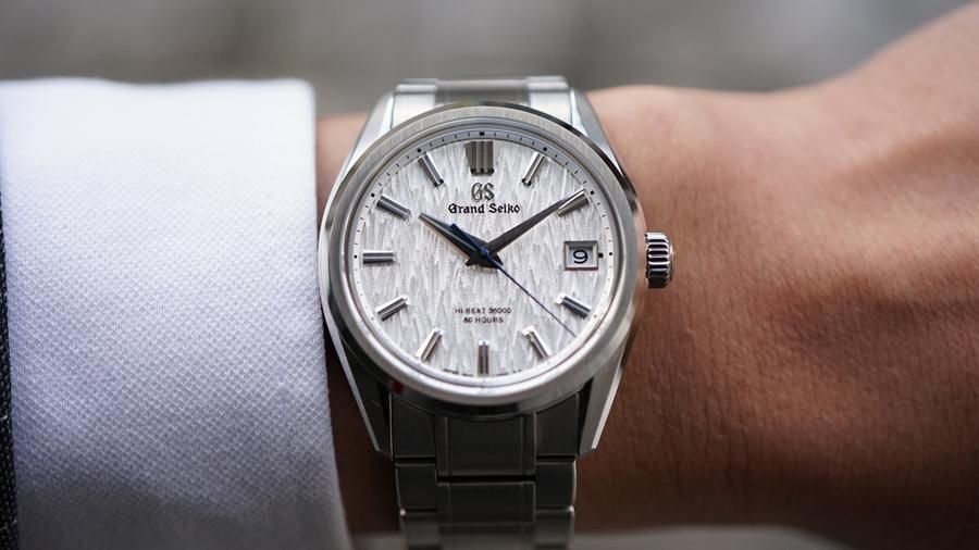 グランドセイコー グレー・シルバー文字盤モデル - 高級腕時計 正規