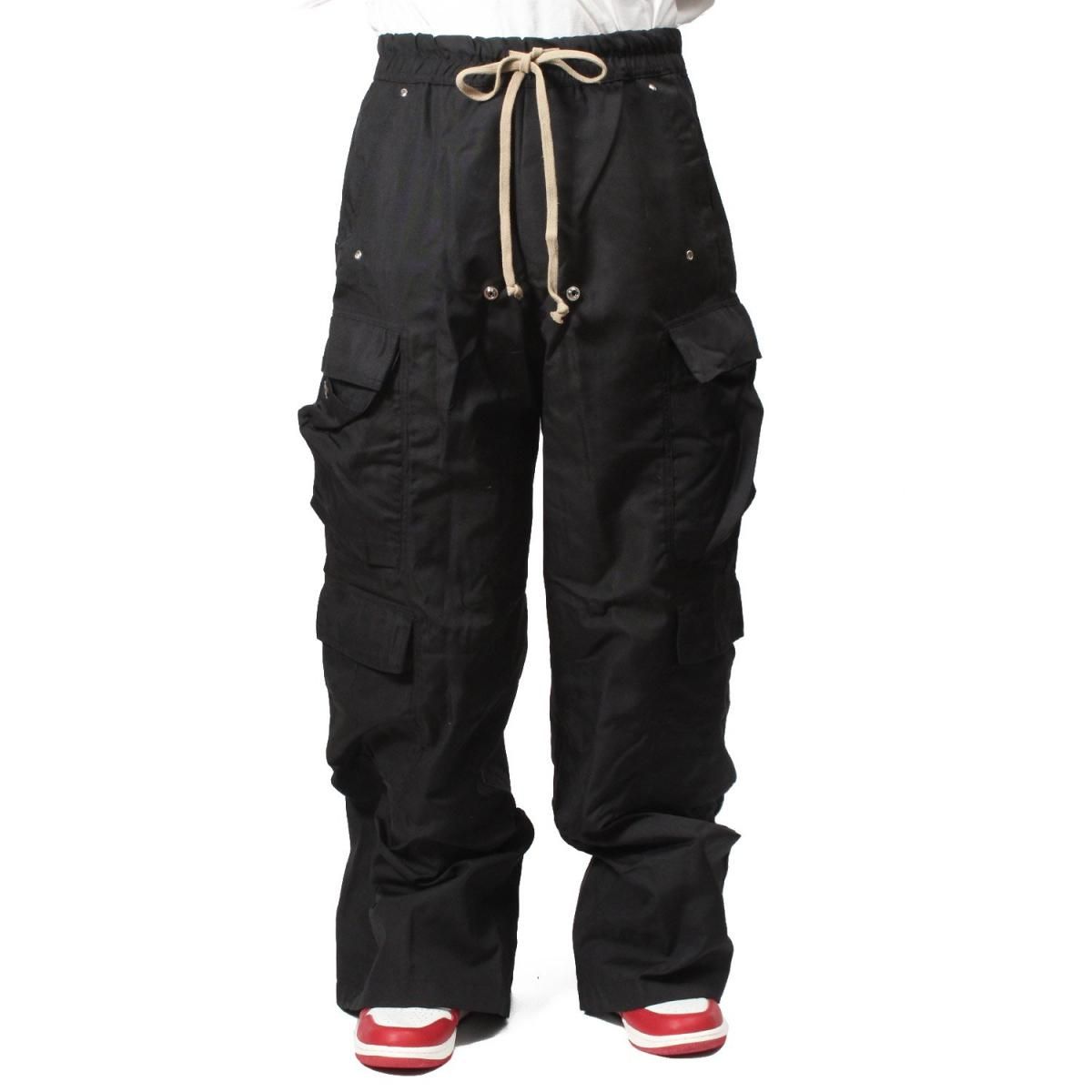 mnml] Rave Double Cargo Pants Black (XS～XLサイズ) - DOPE TOKYO