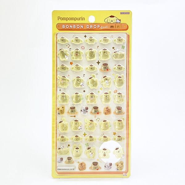 会員様限定】 サンリオ ポムポムプリン ボンボンドロップシールミニ