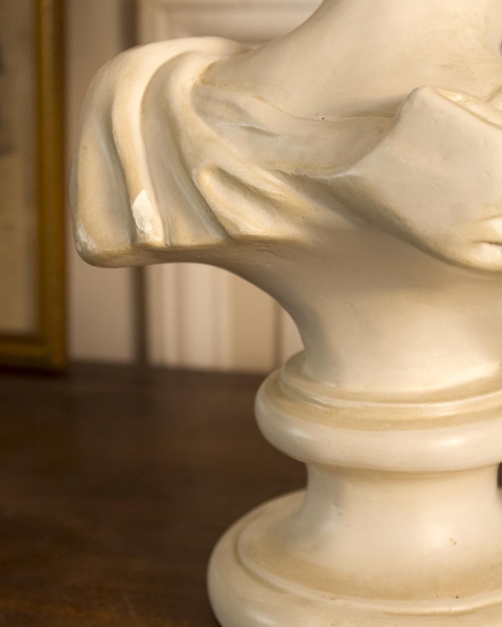 フランスアンティーク 少年の石像 石膏像 オブジェ｜Antiques Knock