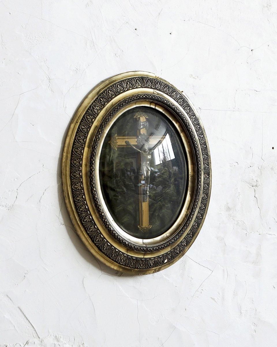 フランスアンティーク ”イエス・キリスト” ルリケール (ガラスドーム