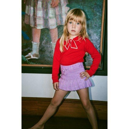 Misha&Puff ミーシャアンドパフ / Skating Pond Skirt / Pink Lilac