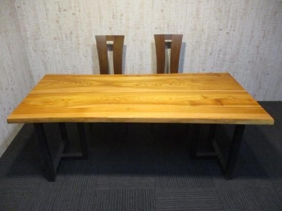 532□ 欅 ケヤキ 4枚継ぎ 豪華 テーブル 板 ローテーブル ダイニング