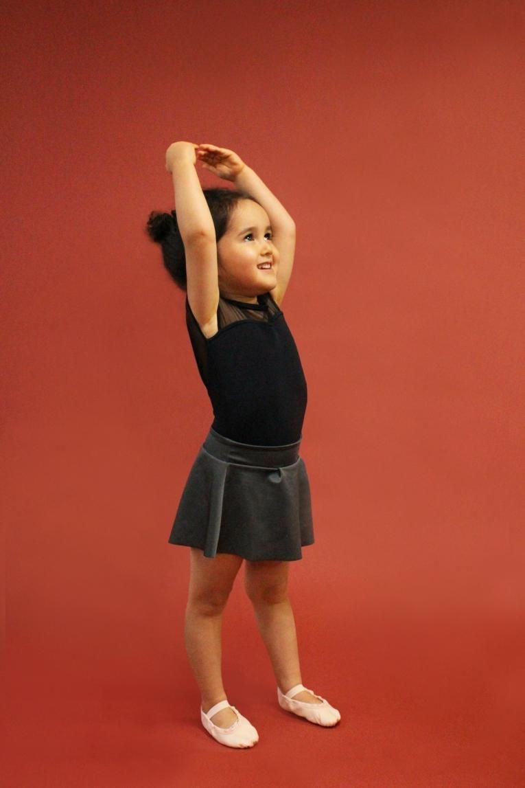 KIDS 【Black】No sleeve design - Balletwear brand unoa