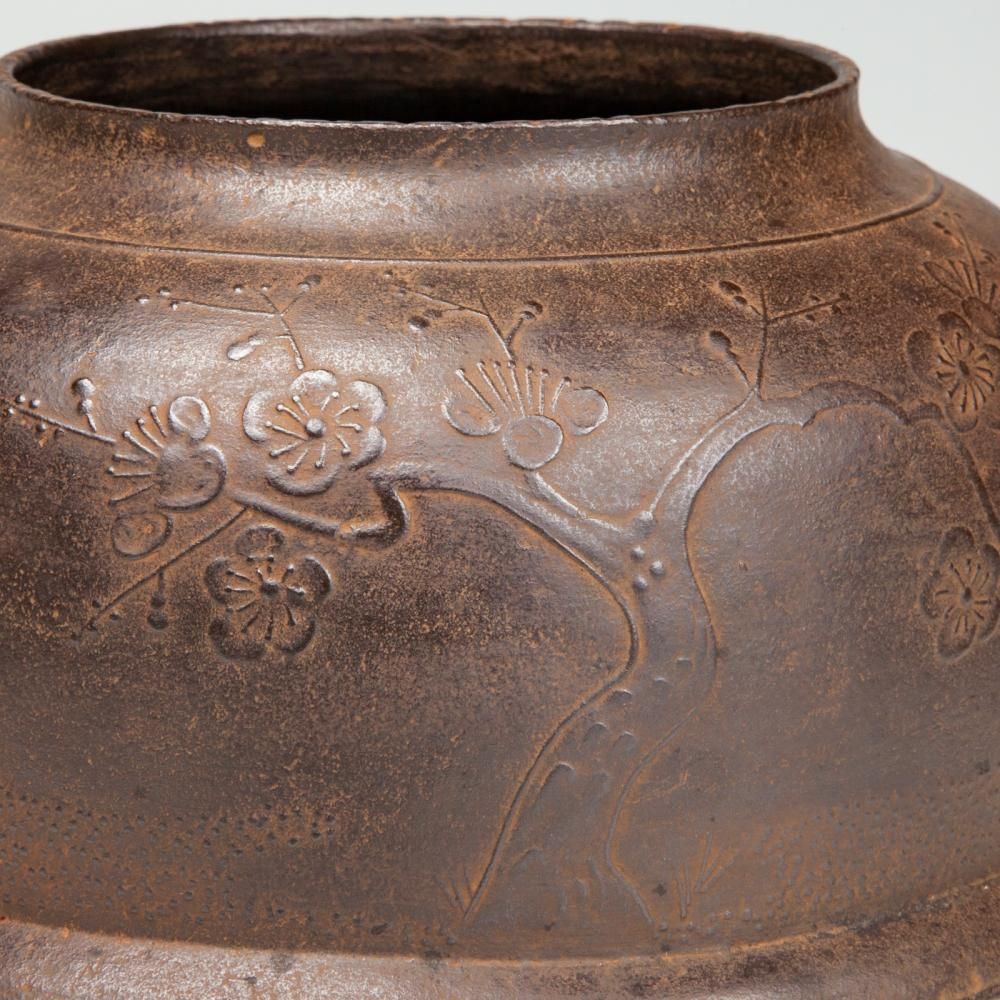 真形 松竹梅地文釜 般若勘渓作 - 茶道具・抹茶通販 | ギャラリーきほう