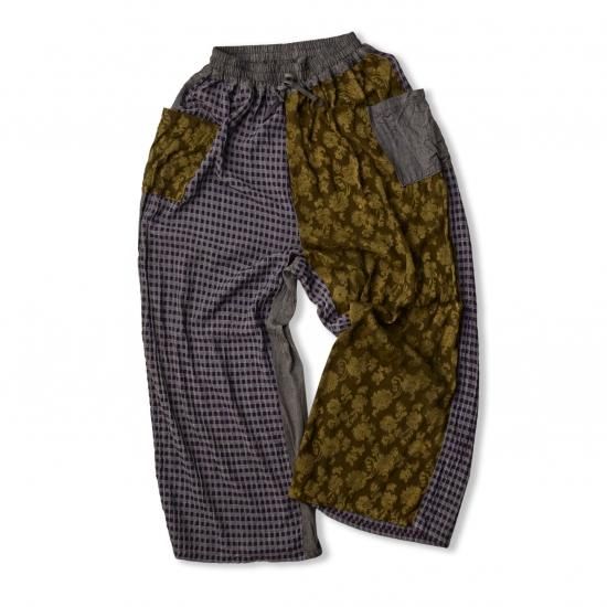 パッチワークパンツ(LIGHT GRAY / CHARCOAL) - 公式オンラインストア