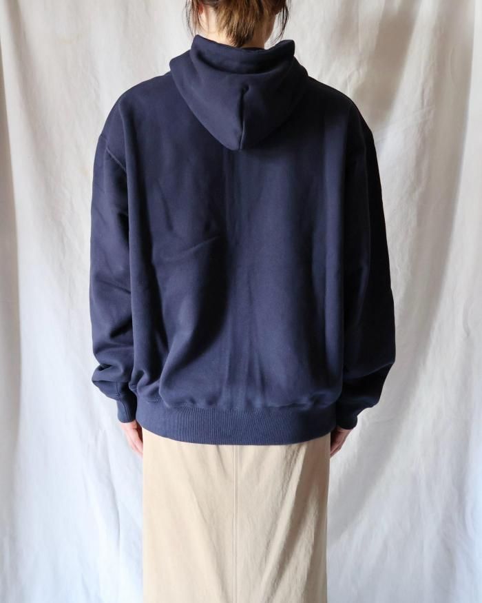 Ernie Palo：STANDARD ZIP HOODIE - NAVY - ORANN ONLINE SHOP