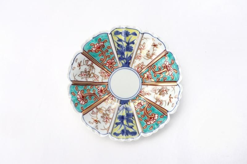 ☆オリジナル 染錦献上古伊万里 花型五.五皿