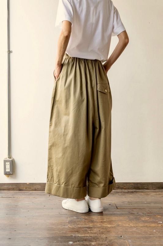 ゴーシュの新しいワイドキュロットパンツ - SUSCON + RUSTIC HOUSE