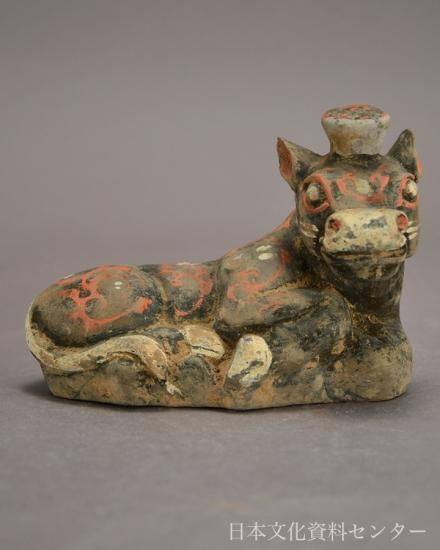 H1 灰陶加彩牛（漢代）株式会社 日本文化資料センター