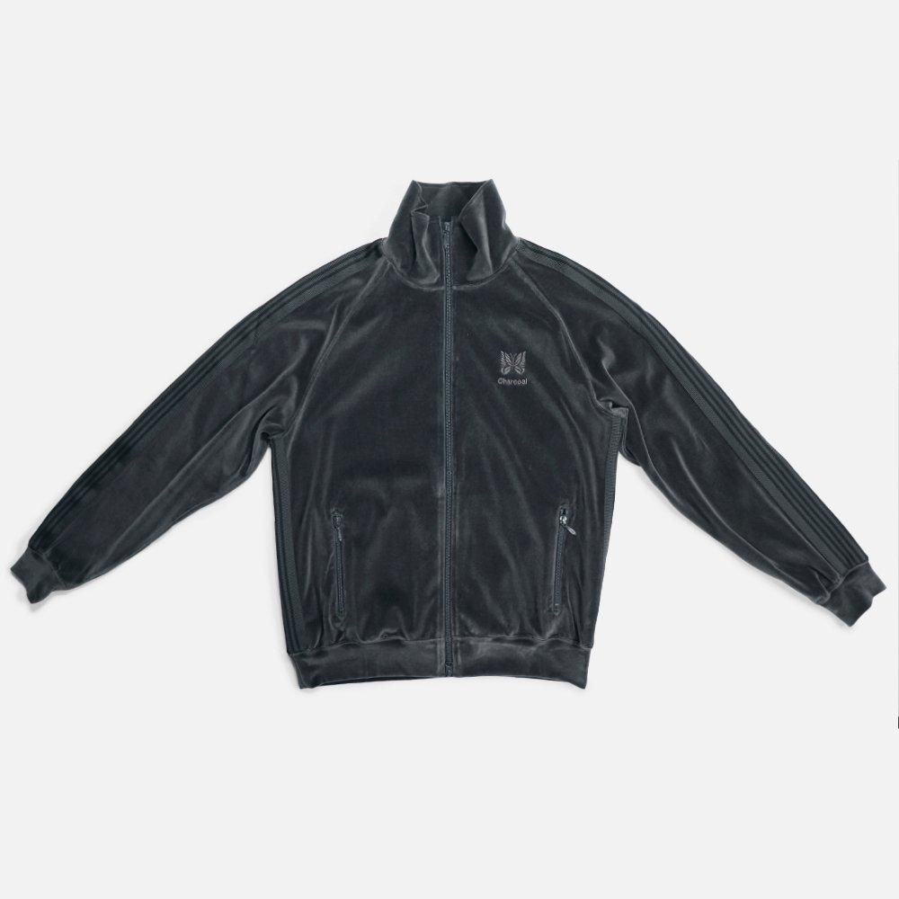 Needles（ニードルズ）〉 別注 Velour Track Jacket - Charcoal TOKYO