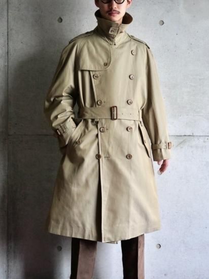1970's Vintage Burberrys' Trench Coat 微光沢玉虫 / C100 ギャバジン