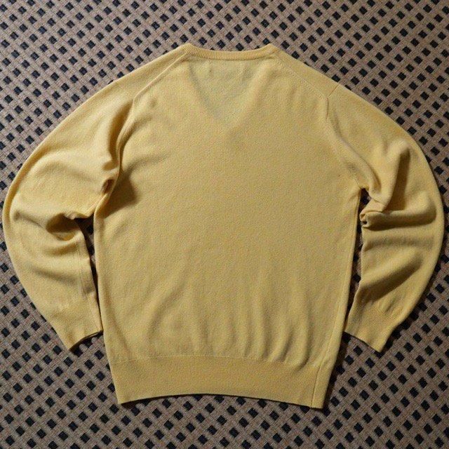 1970~80's Vintage Ballantyne Knit Sweater, 100% Super Geelong Wool