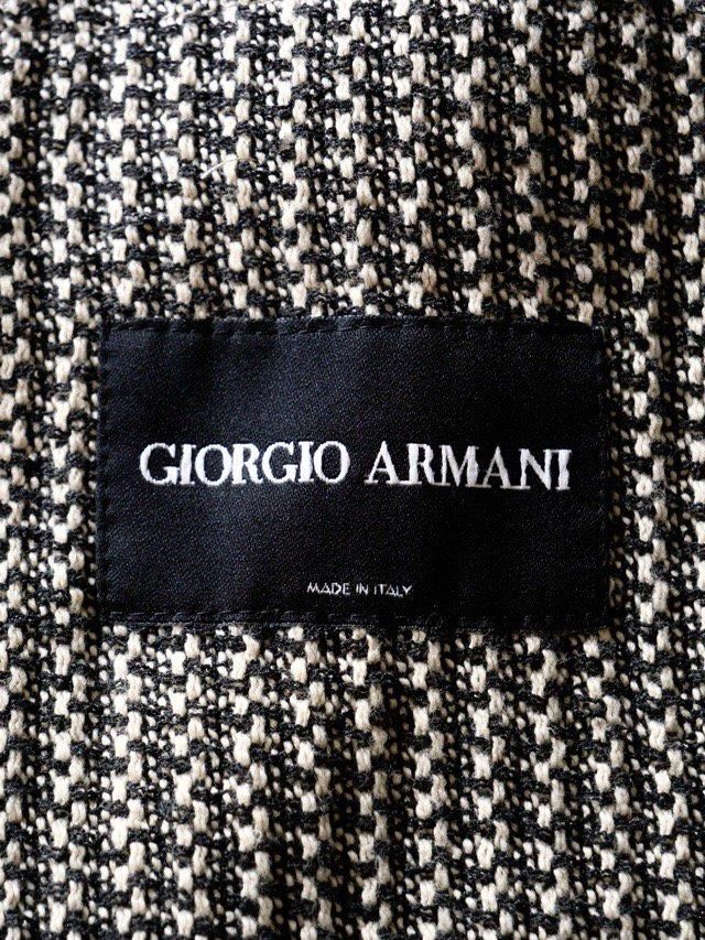 00's GIORGIO ARMANI Summer Soft Tweed Jacket 