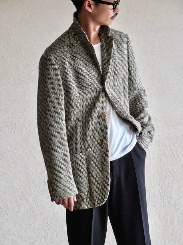 00's GIORGIO ARMANI Summer Soft Tweed Jacket 