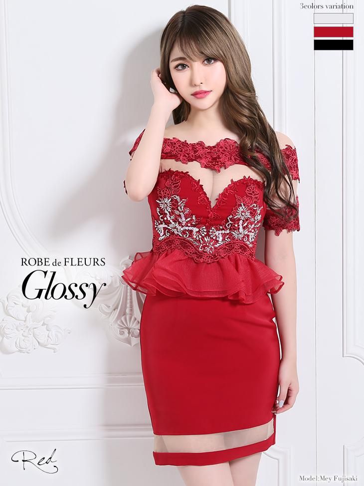 ROBE de FLEURS Glossy - YYY-Dress.Iwatas