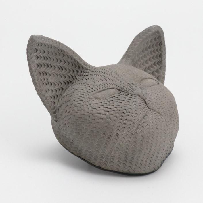 猫酒器 (グレー)｜南 理彦 - 縁煌 (えにしら) オンラインショップ