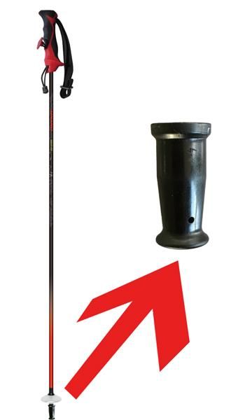 SINANOスキーポール先端保護キャップ