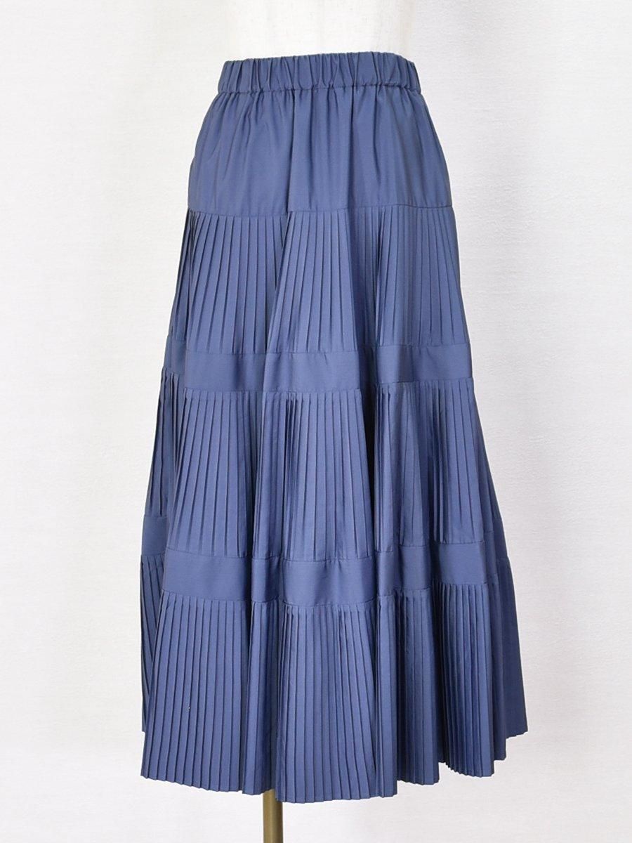 Dignite collier(ディニテコリエ)3段プリーツスカートの通販