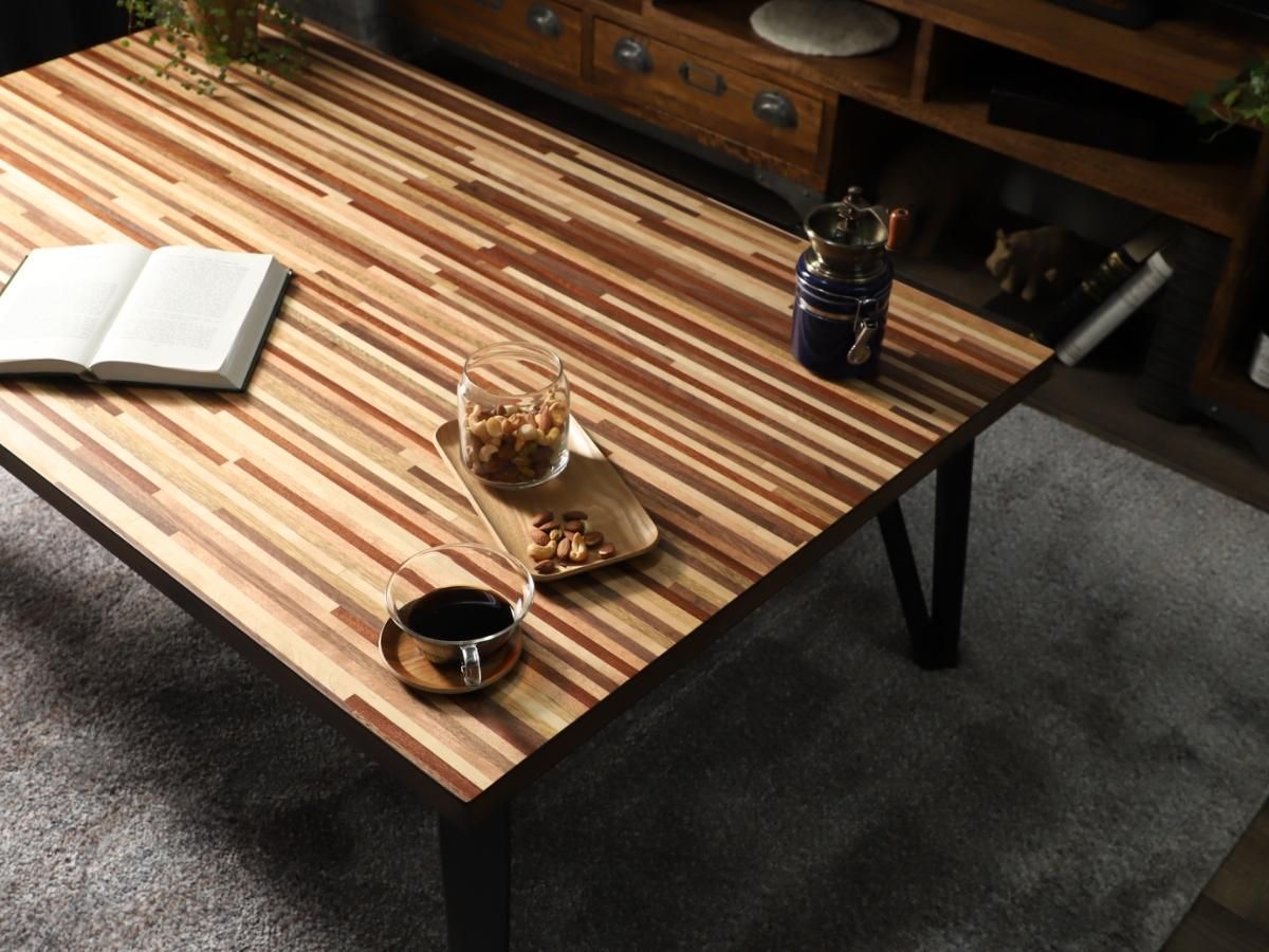 オールシーズンお洒落に使える！カッコよさを兼ね備えたこたつテーブル