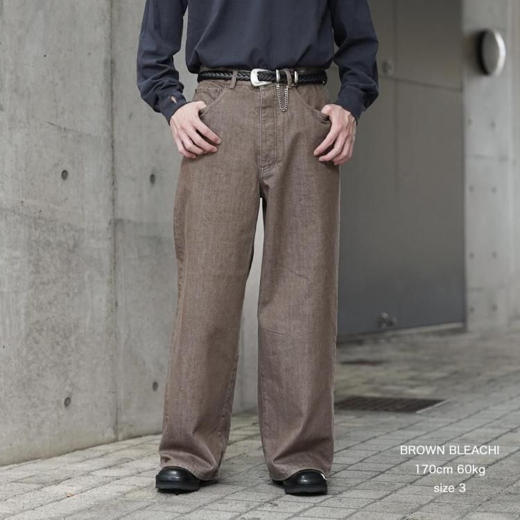 ビソウン BISOWN 25aw ビソウンワイドデニム BISOWN WIDE DENIM