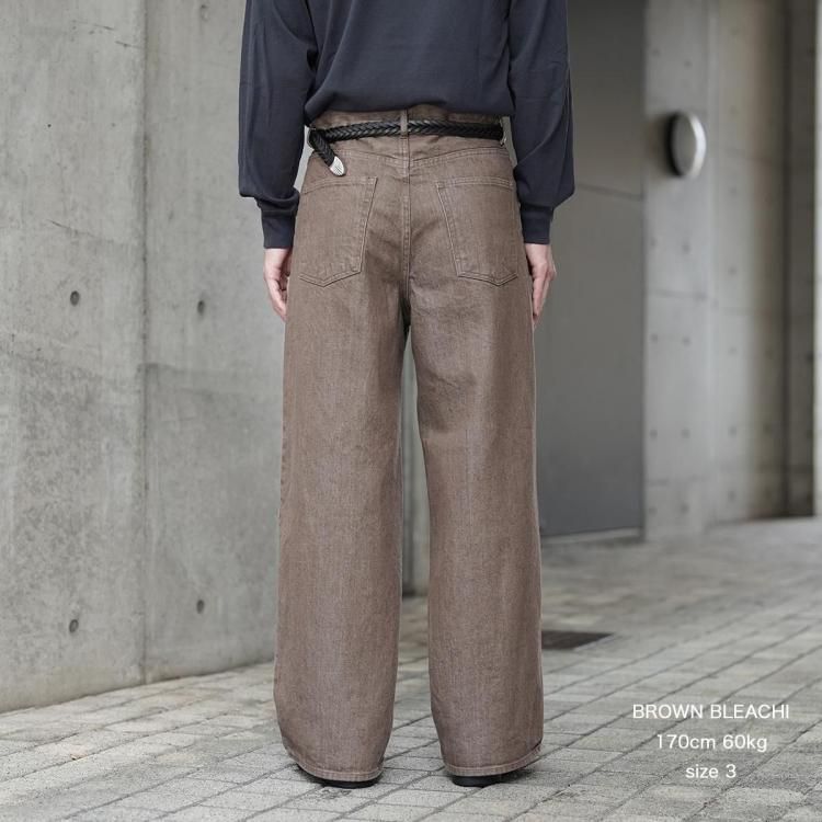 ビソウン BISOWN 25aw ビソウンワイドデニム BISOWN WIDE DENIM