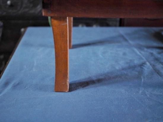 昭和レトロ折畳角ちゃぶ台 昭和中期 古録展 送料別 Dサイズ 中古 品番F4441