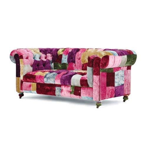HALO】BENSINGTON 2P SOFA /VELVET PATCHWORK BOHEM - SHOP ASPLUND