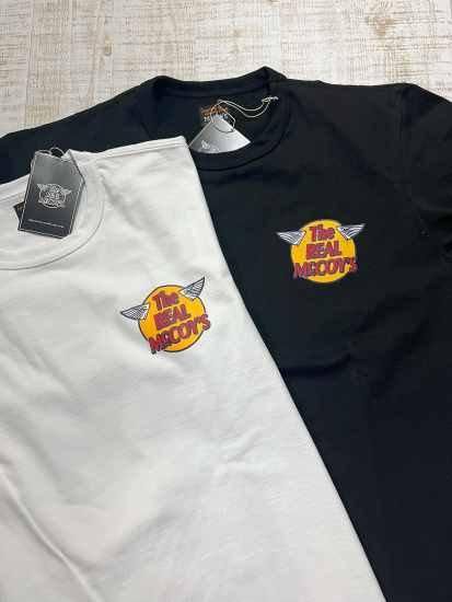 ザ・リアルマッコイズ MC24003 ロゴ入りロングスリーブTシャツ ロンT