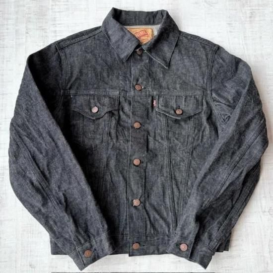 ドゥニーム デニムジャケット 3RD TYPE ブラックデニム 〈233-66B