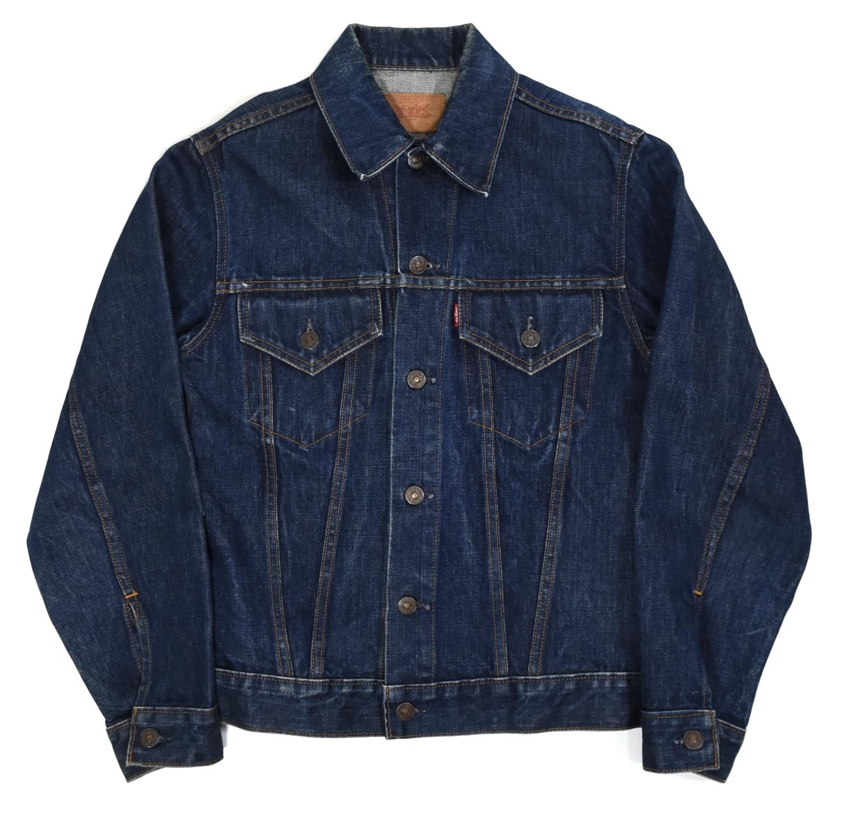 60s～ LEVI'S 70505 bigE 4th Denim jacket S程度 ボタン裏350 MADE IN