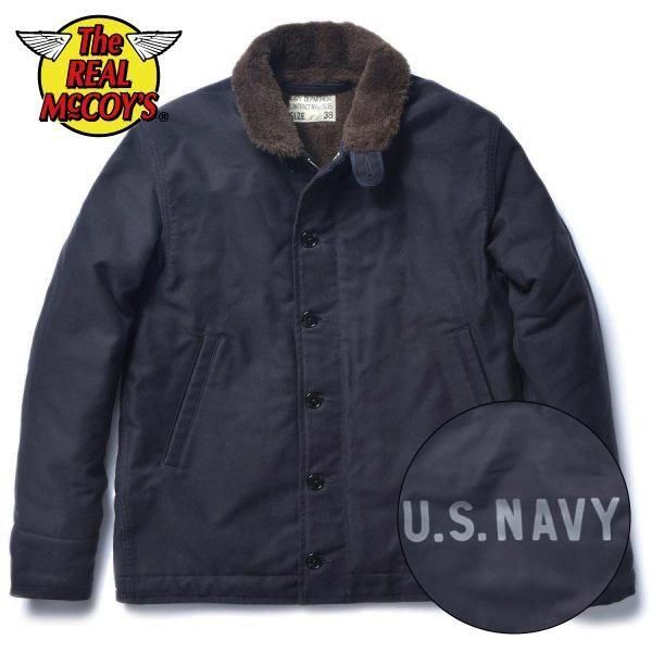 ザ リアルマッコイズ デッキジャケット ネイビー N-1 DECK JACKET
