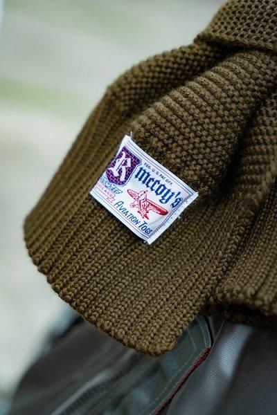 ザ リアルマッコイズ MA24103 SCARF, WOOL-KNIT ウールマフラー