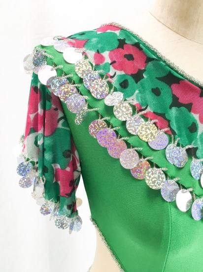 ベリーダンス衣装】イスカンダラーニ衣装 Hanan(ﾊﾅﾝ)【グリーン