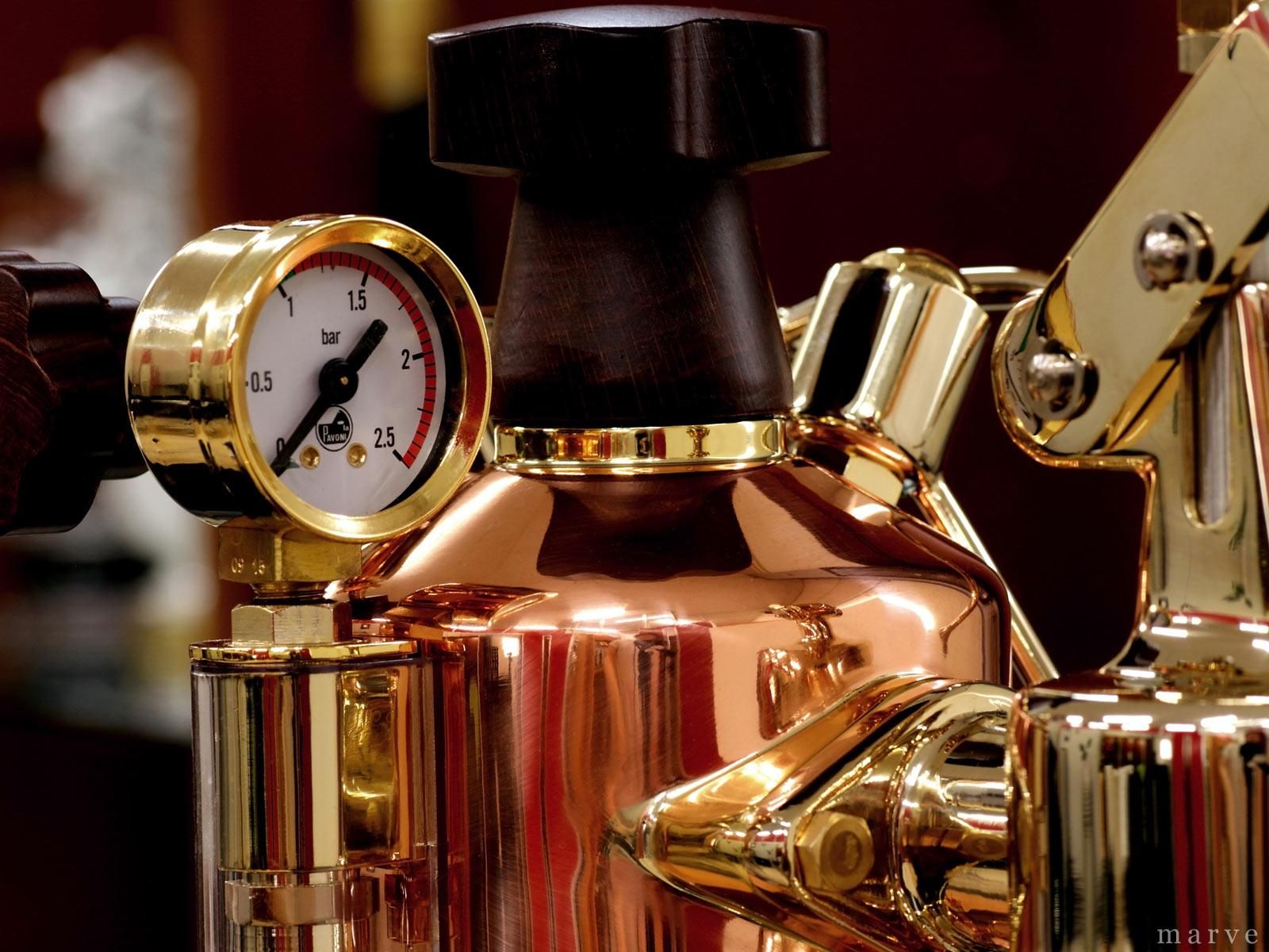 la Pavoni ラ・パボーニ ”PROFESSIONAL” PRG 銅＆24金ボディ - mp