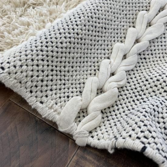 送料無料】 POP CORN STRIPE RUG ( ポップコーンストライプ ラグ ) 140