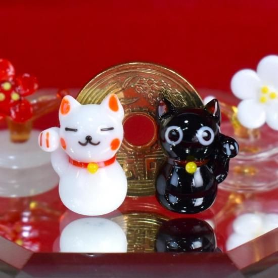 ミニチュアガラス細工｜可愛いねこ｜FGスタジオ｜フォーカート