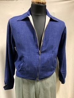 50s リバーシブル 総カスリ ギャバジャン ギャバジン ギャバジン