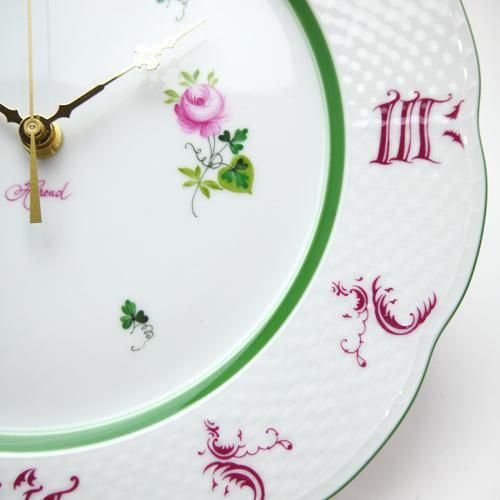 ヘレンド (HEREND) VRH ウィーンのバラ ウォールクロック 壁掛け時計