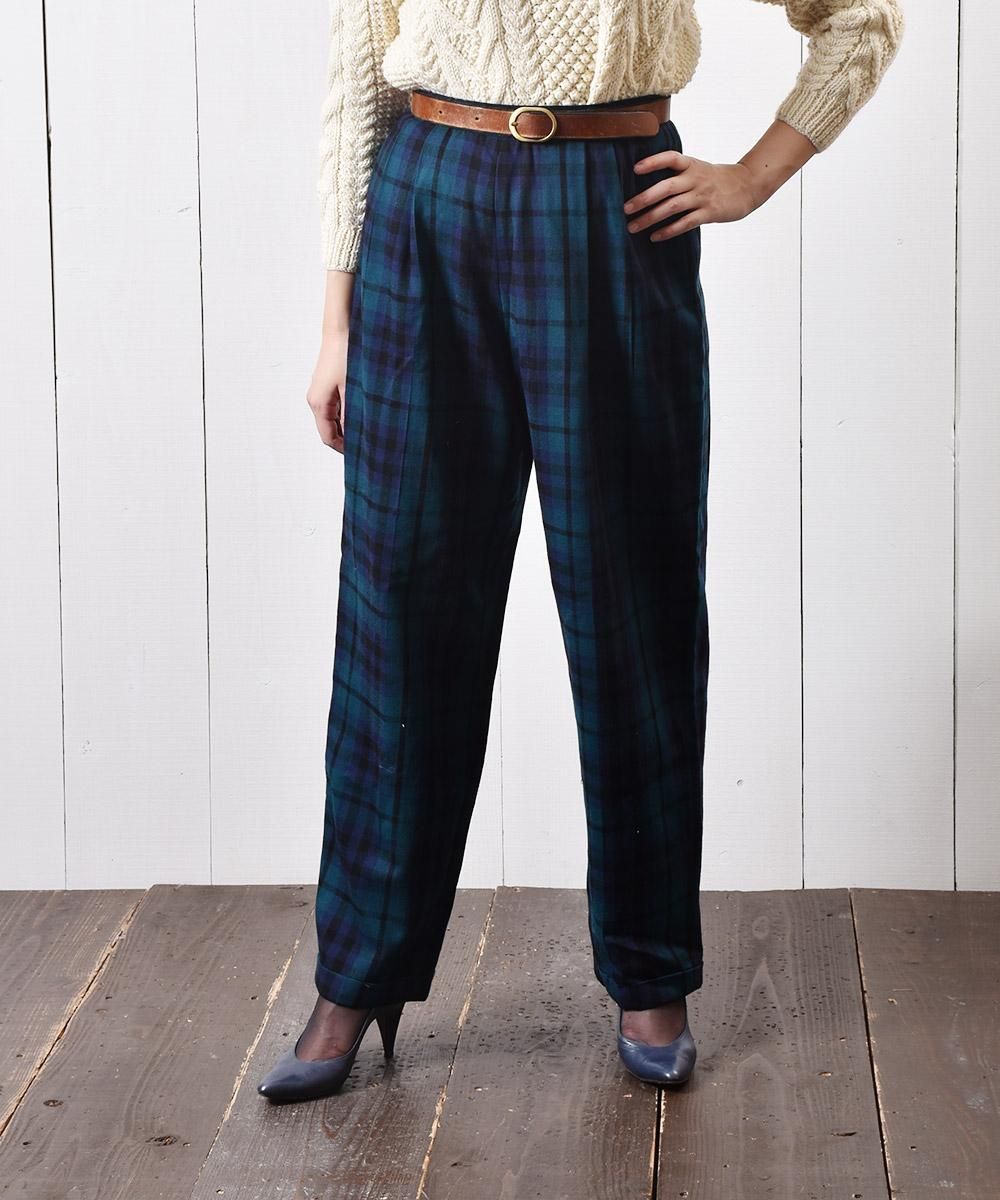 アメリカ製 ウールパンツ ブラックウォッチ｜Made in USA Wool Pants