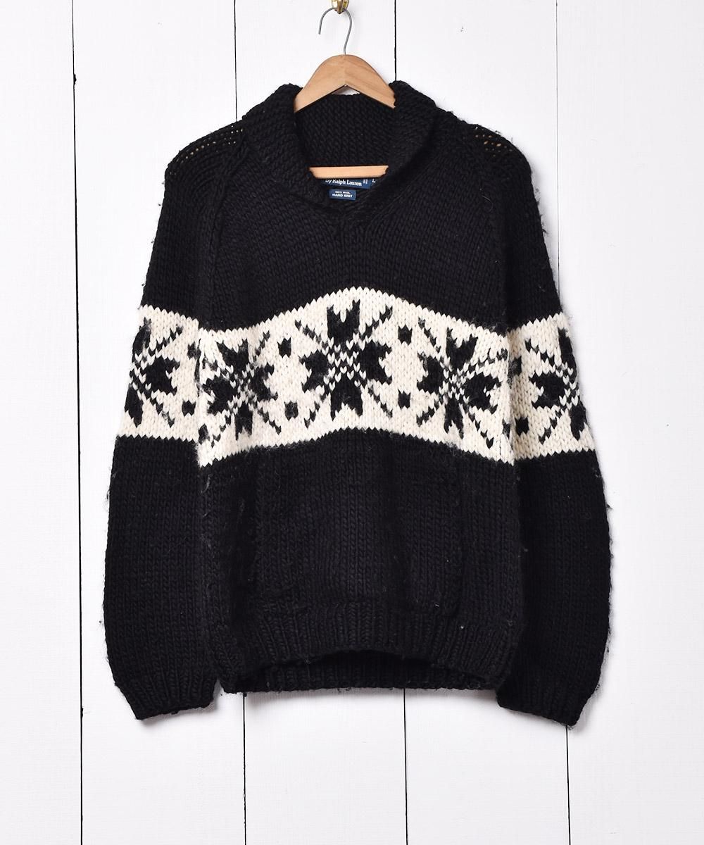 Polo by Ralph Lauren ノルディックニットセーター ショールカラー
